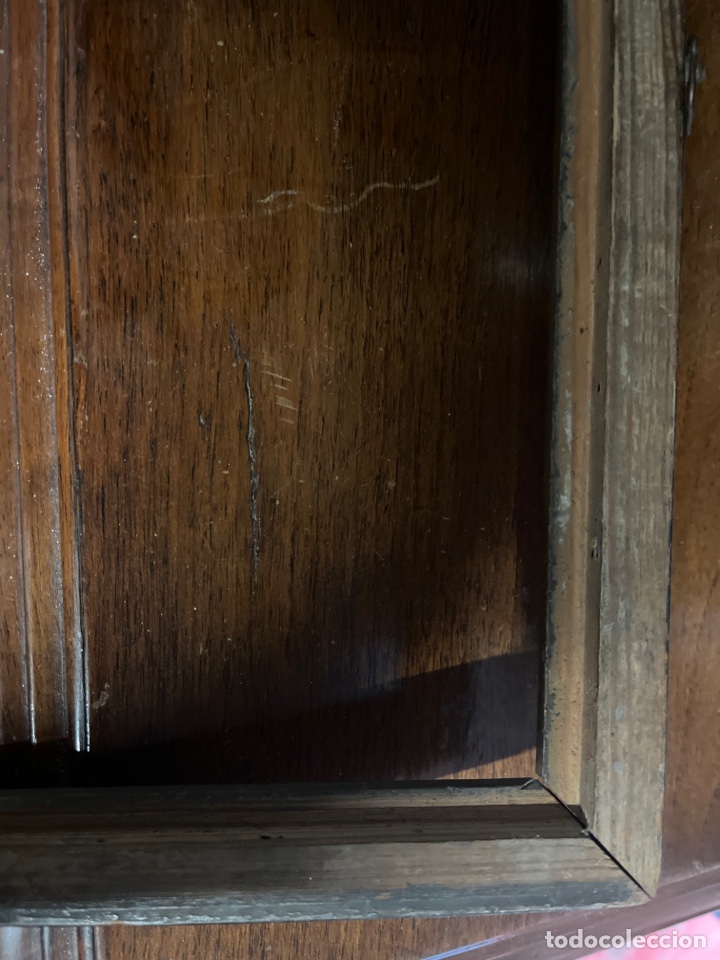 Antig&uuml;edades: Marco antiguo de madera ebonizado - Foto 4