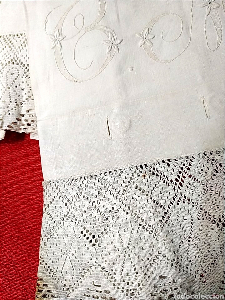 Antig&uuml;edades: Fundas almohada antiguas - Foto 2