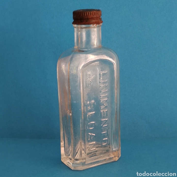 Antig&uuml;edades: Botella Linimento Sloan - Foto 1