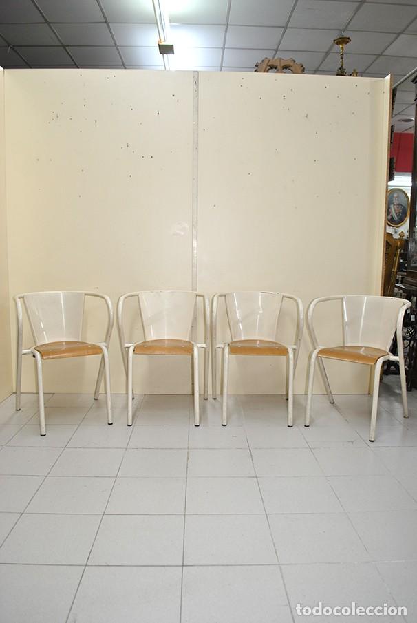 Antig&uuml;edades: CONJUNTO DE 4 SILLAS VINTAGE - Foto 1
