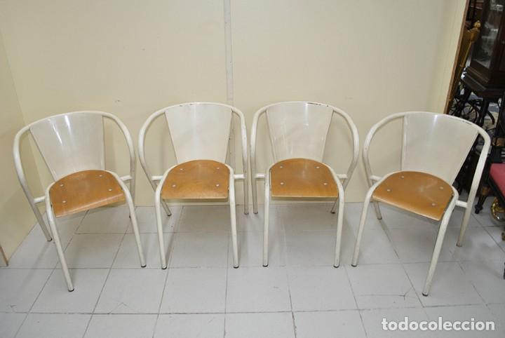 Antig&uuml;edades: CONJUNTO DE 4 SILLAS VINTAGE - Foto 2