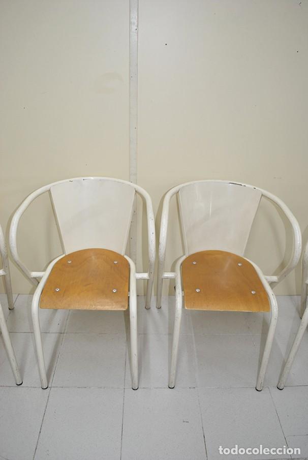 Antig&uuml;edades: CONJUNTO DE 4 SILLAS VINTAGE - Foto 3