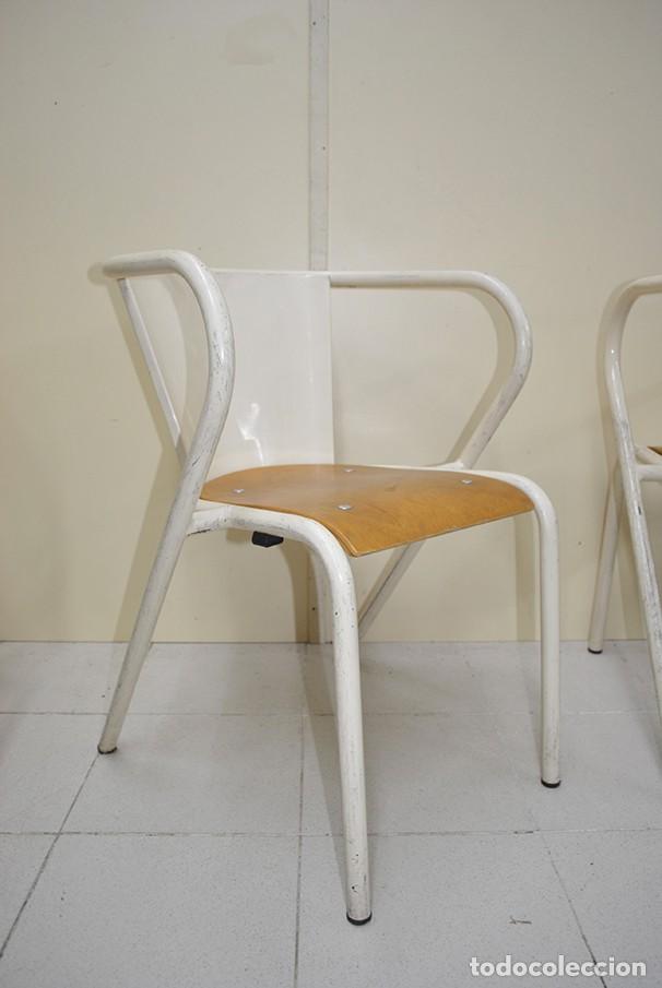 Antig&uuml;edades: CONJUNTO DE 4 SILLAS VINTAGE - Foto 6