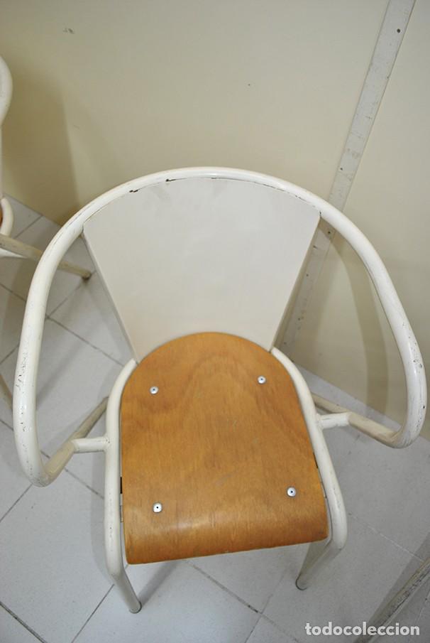 Antig&uuml;edades: CONJUNTO DE 4 SILLAS VINTAGE - Foto 7