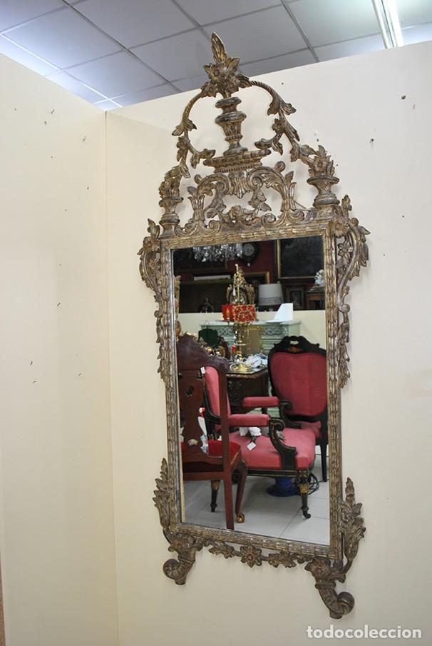 Antig&uuml;edades: ESPEJO ANTIGUO DE MADERA ESTILO IMPERIO - Foto 3