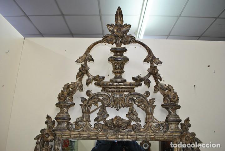 Antig&uuml;edades: ESPEJO ANTIGUO DE MADERA ESTILO IMPERIO - Foto 4