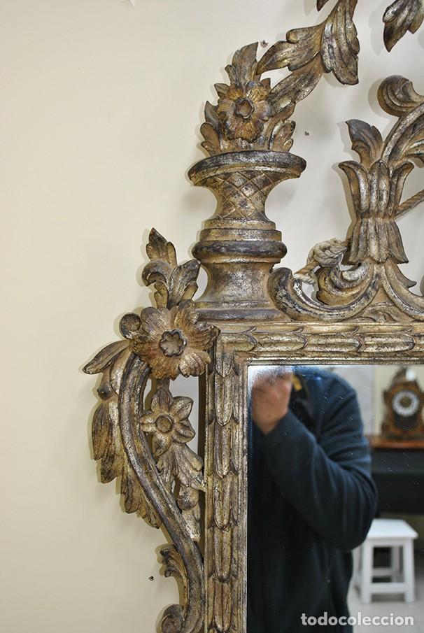Antig&uuml;edades: ESPEJO ANTIGUO DE MADERA ESTILO IMPERIO - Foto 5