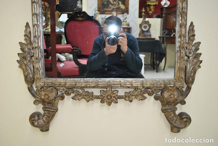 Antig&uuml;edades: ESPEJO ANTIGUO DE MADERA ESTILO IMPERIO - Foto 8