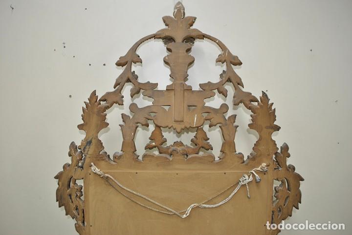 Antig&uuml;edades: ESPEJO ANTIGUO DE MADERA ESTILO IMPERIO - Foto 12