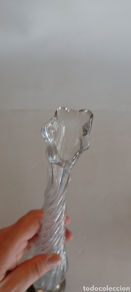 Antig&uuml;edades: Florero de cristal de Murano.Base de plata - Foto 5