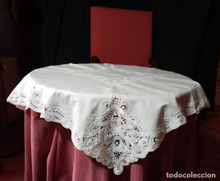 Antig&uuml;edades: MANTEL DE MERIENDA - Foto 1