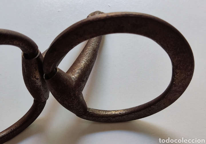 Antig&uuml;edades: BOCADO Y FILETE DE DOMA EN FORJA DECORACI&Oacute;N R&Uacute;STICA - Foto 10