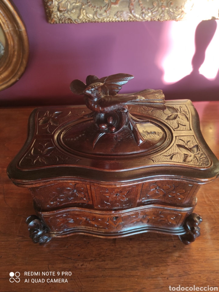 Antig&uuml;edades: Joyero con caja de m&uacute;sica - Foto 4
