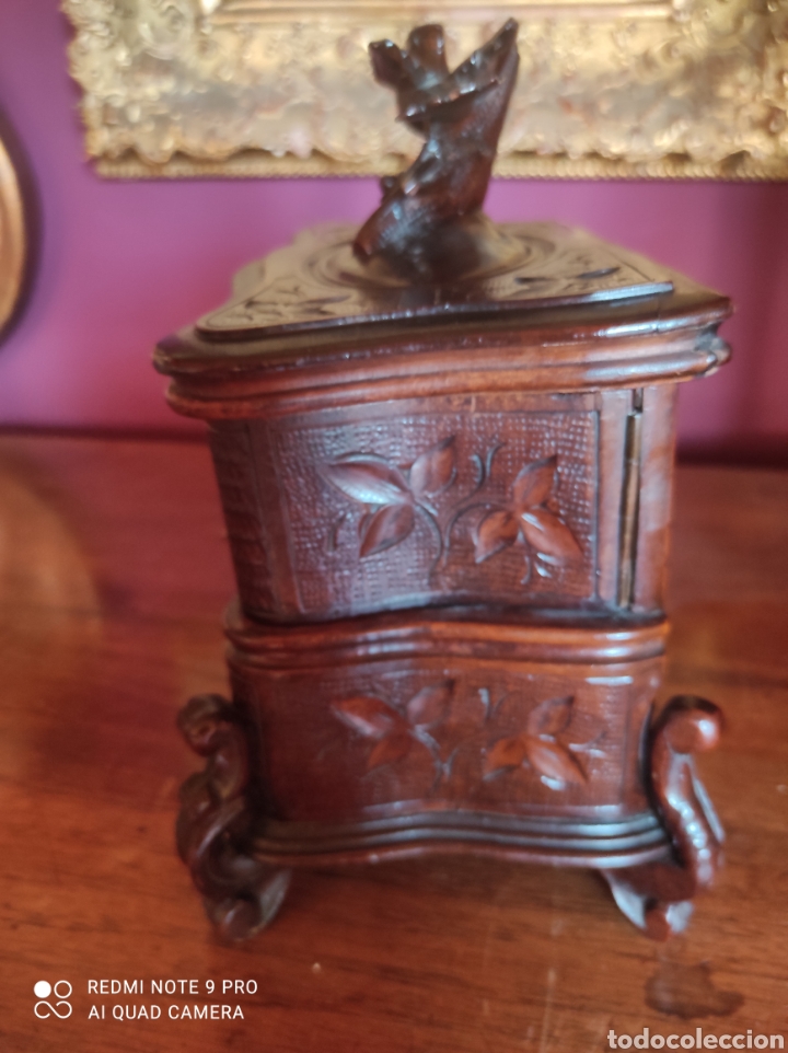 Antig&uuml;edades: Joyero con caja de m&uacute;sica - Foto 9