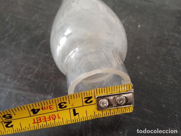 Antig&uuml;edades: Conjunto de tulipas antiguas de cristal - Foto 5