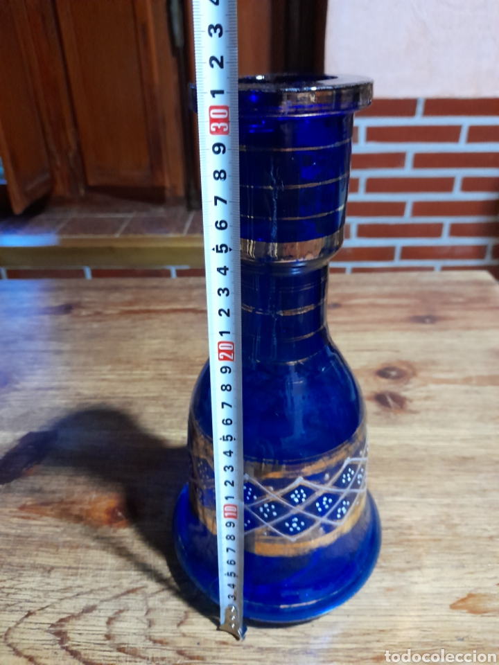 Antig&uuml;edades: Jarr&oacute;n azul con dorados - Foto 4