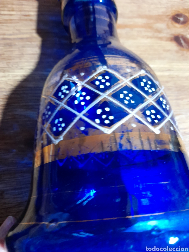 Antig&uuml;edades: Jarr&oacute;n azul con dorados - Foto 5