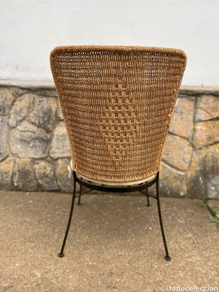 Antig&uuml;edades: silla rayan / mimbre , ver descripci&oacute;n - Foto 2