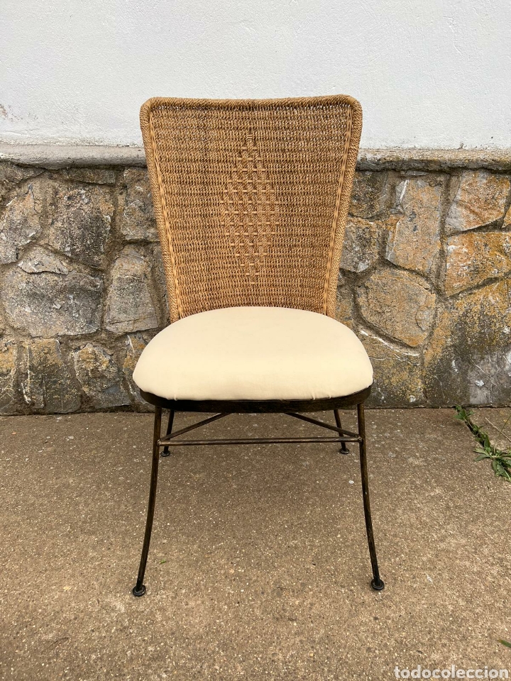 Antig&uuml;edades: silla rayan / mimbre , ver descripci&oacute;n - Foto 1