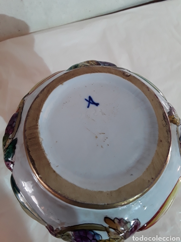 Antig&uuml;edades: Jarra de porcelana Capodimonte - Foto 6