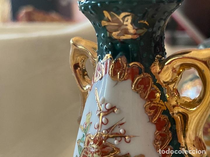 Antig&uuml;edades: Dos jarrones chinos en miniatura - Foto 10