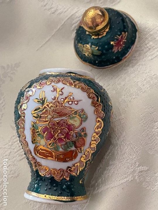 Antig&uuml;edades: Dos jarrones chinos en miniatura - Foto 14