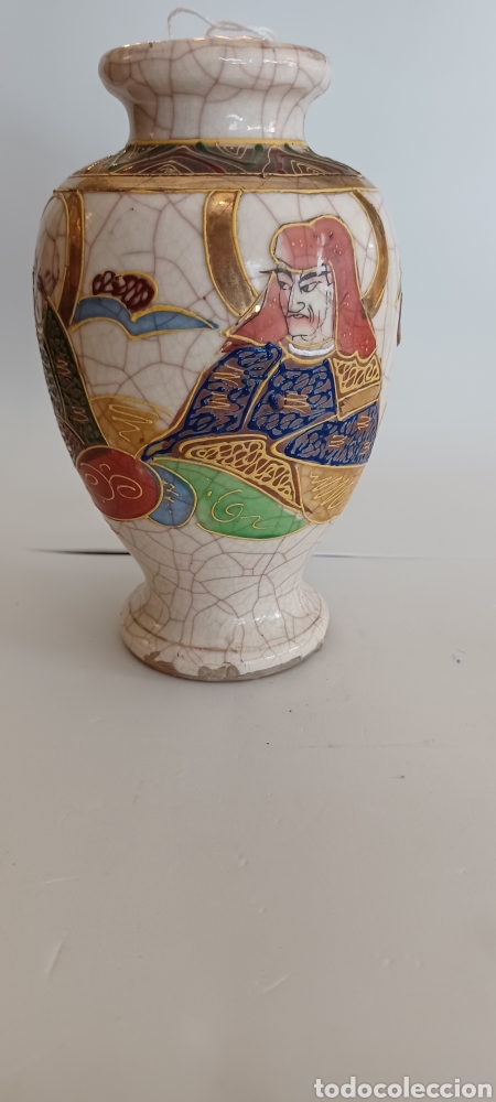 Antig&uuml;edades: Jarron tipo Satsuma japon&eacute;s en gres - Foto 2