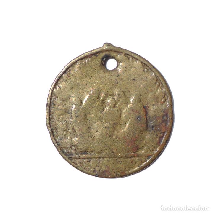 Antig&uuml;edades: MEDALLA RELIGIOSA. 4 CM DE DI&Aacute;METRO. - Foto 1