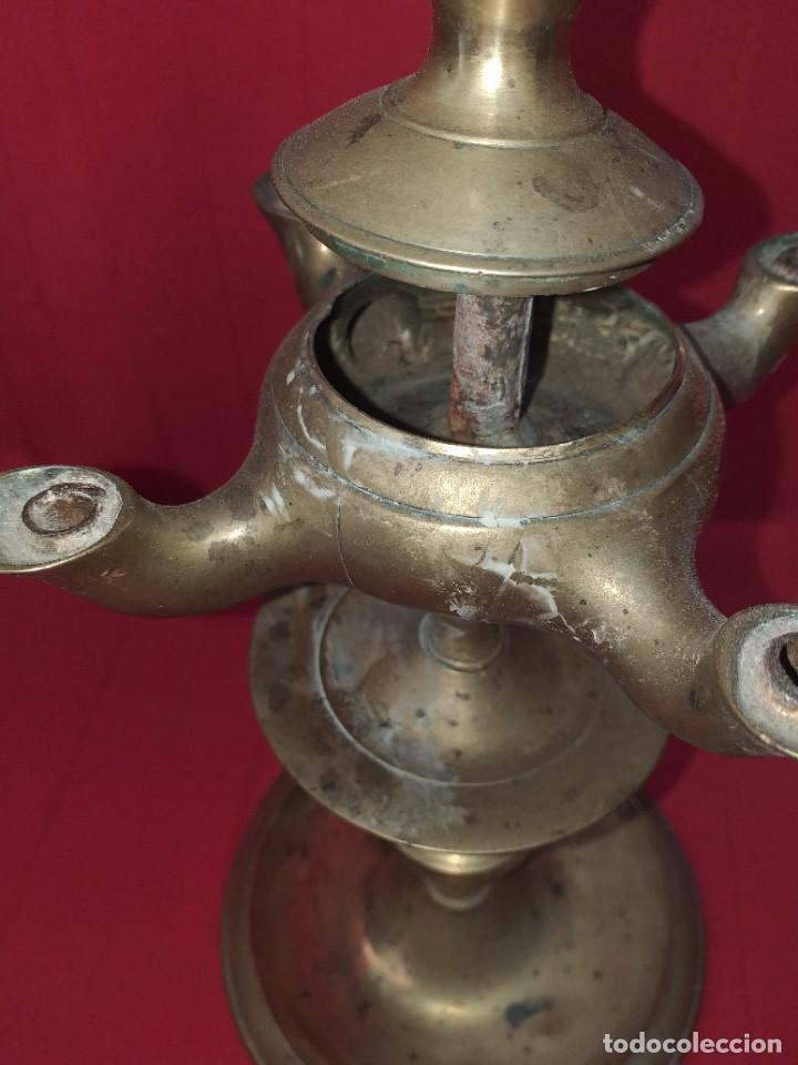 Antig&uuml;edades: QUINQU&Eacute; DE BRONCE SIGLO XX - Foto 5