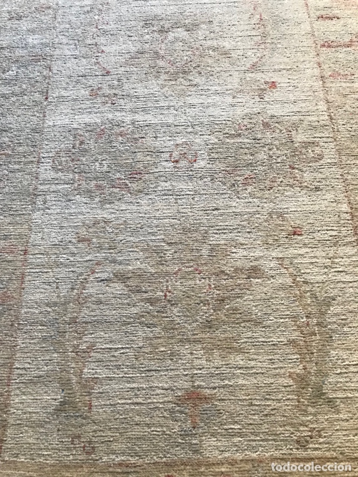 Antig&uuml;edades: Alfombra Zigler beige 92x62cm - Foto 2