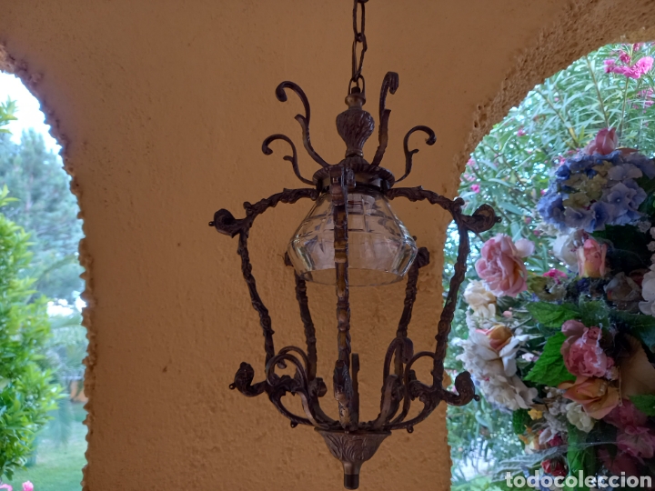 Antig&uuml;edades: ANTIGUO FAROL BRONCE - Foto 2