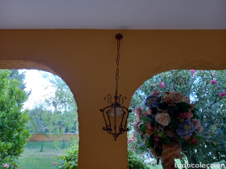 Antig&uuml;edades: ANTIGUO FAROL BRONCE - Foto 1