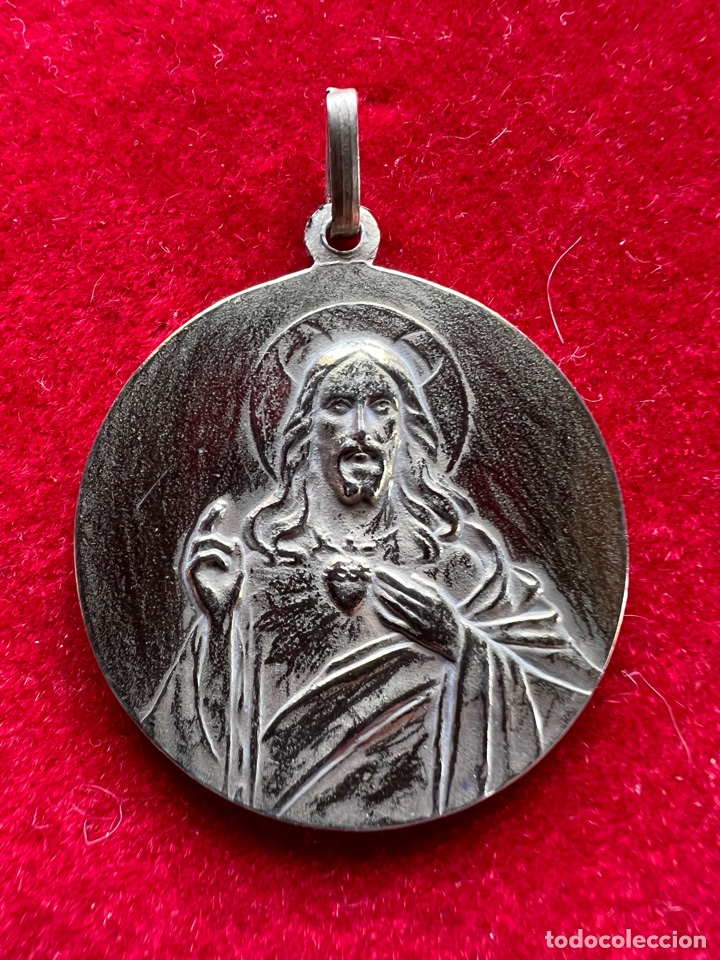 Antig&uuml;edades: MEDALL&Oacute;N PLATA DE NUESTRA SE&Ntilde;ORA DE LA ALDEA. - Foto 2