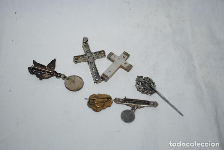 Antig&uuml;edades: LOTE DE OBJETOS RELIGIOSOS . - Foto 3