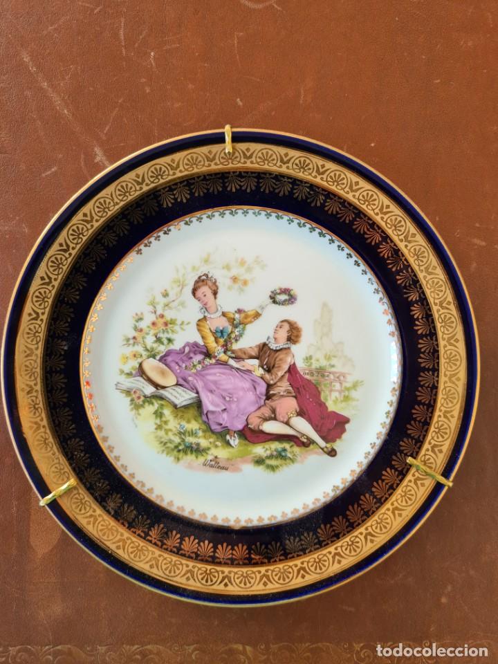 Antig&uuml;edades: PLATO CERAMICA LIMOGES - Foto 1