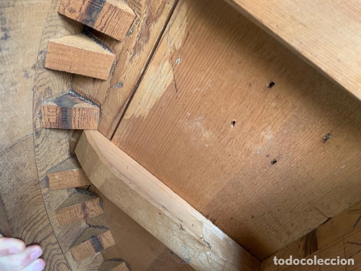 Antig&uuml;edades: MESA VELADOR ESTILO IMPERIO DE CAOBA - Foto 12