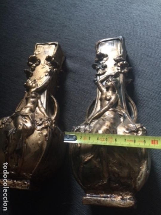 Antig&uuml;edades: Pareja jarrones modernistas - Foto 2