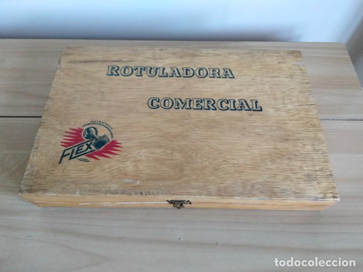 Antig&uuml;edades: IMPRENTILLA ROTULADORA COMERCIAL FLEX - Foto 1