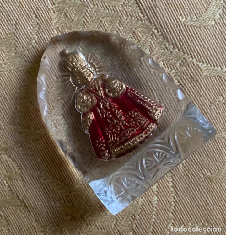 Antig&uuml;edades: NI&Ntilde;O JES&Uacute;S DE PRAGA, EN CRISTAL CHECO - Foto 5