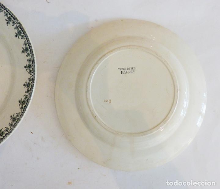 Antig&uuml;edades: Juego de 3 platos Terre de Fer - Foto 5