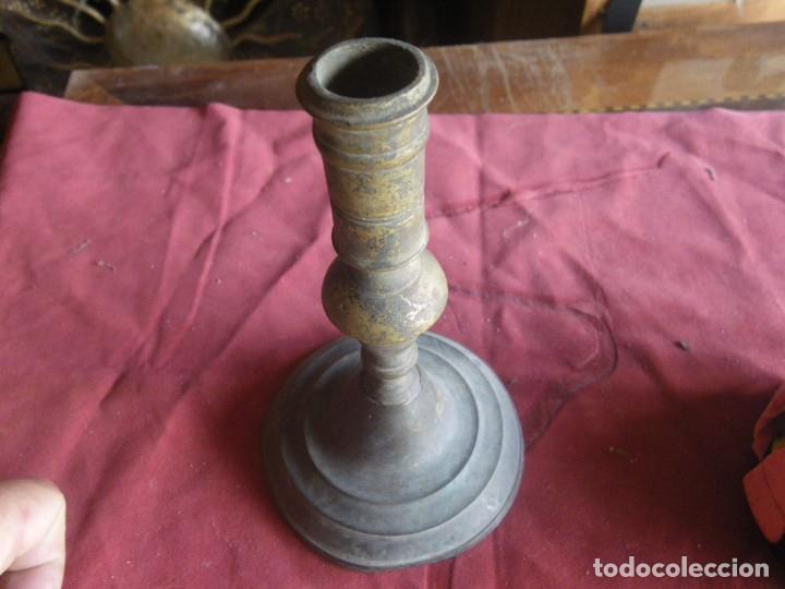 Antig&uuml;edades: ANTIGUO CANDELABRO EN BRONCE , VER - Foto 4