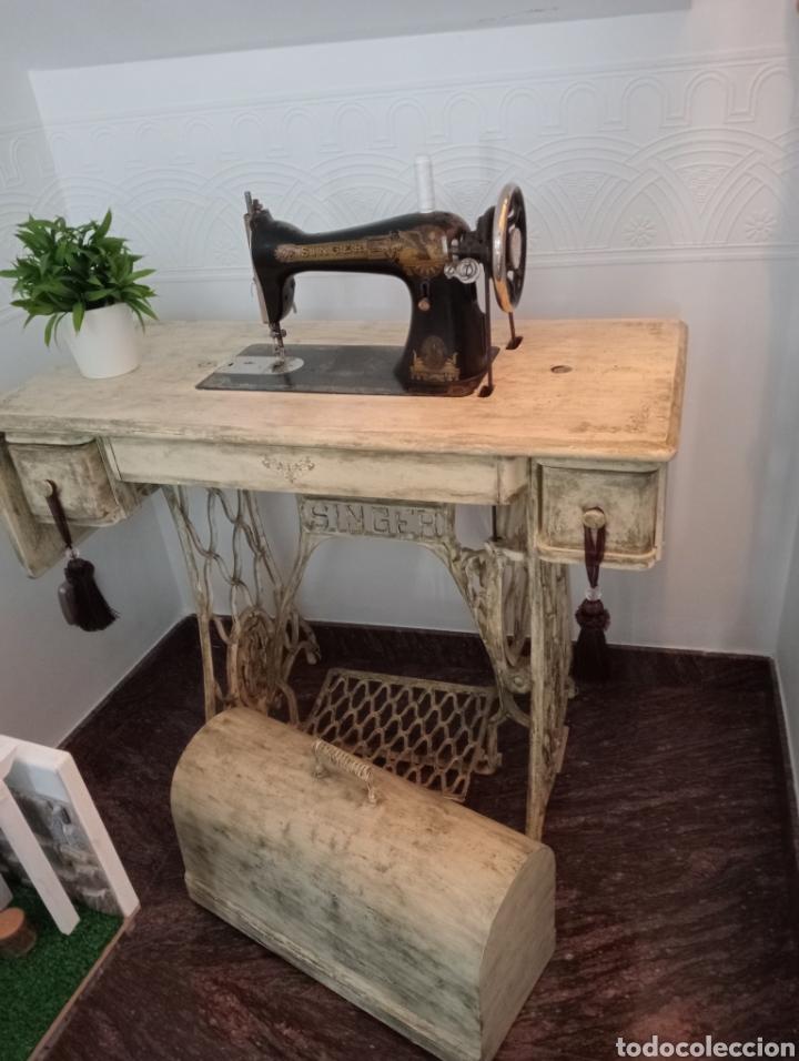 maquina de coser singer, motivos decorativos de - Acheter Machines à coudre  anciennes Singer sur todocoleccion