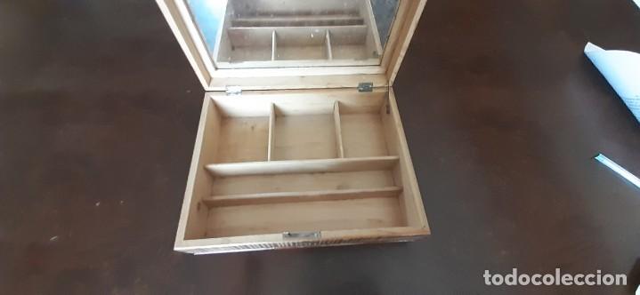 Antig&uuml;edades: ANTIGUA CAJA CON ESPEJO. - Foto 7