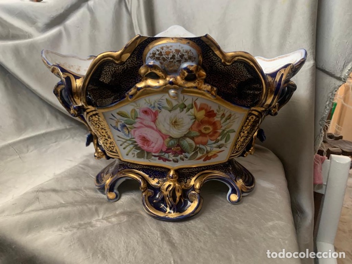 Antig&uuml;edades: CENTRO DE MESA DE PORCELANA - Foto 2