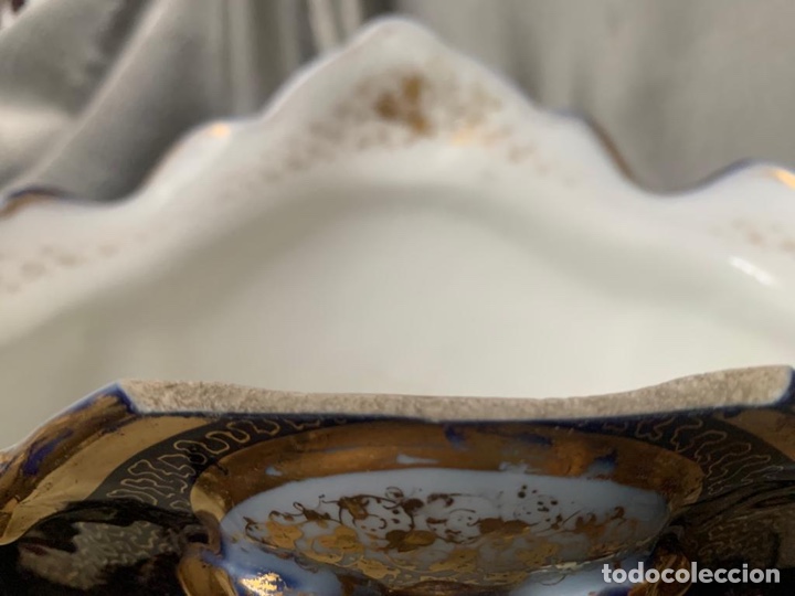 Antig&uuml;edades: CENTRO DE MESA DE PORCELANA - Foto 4