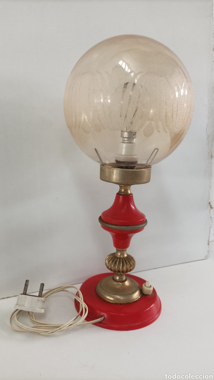 Antig&uuml;edades: L&aacute;mpara de mesa Antigua vintaig - Foto 2