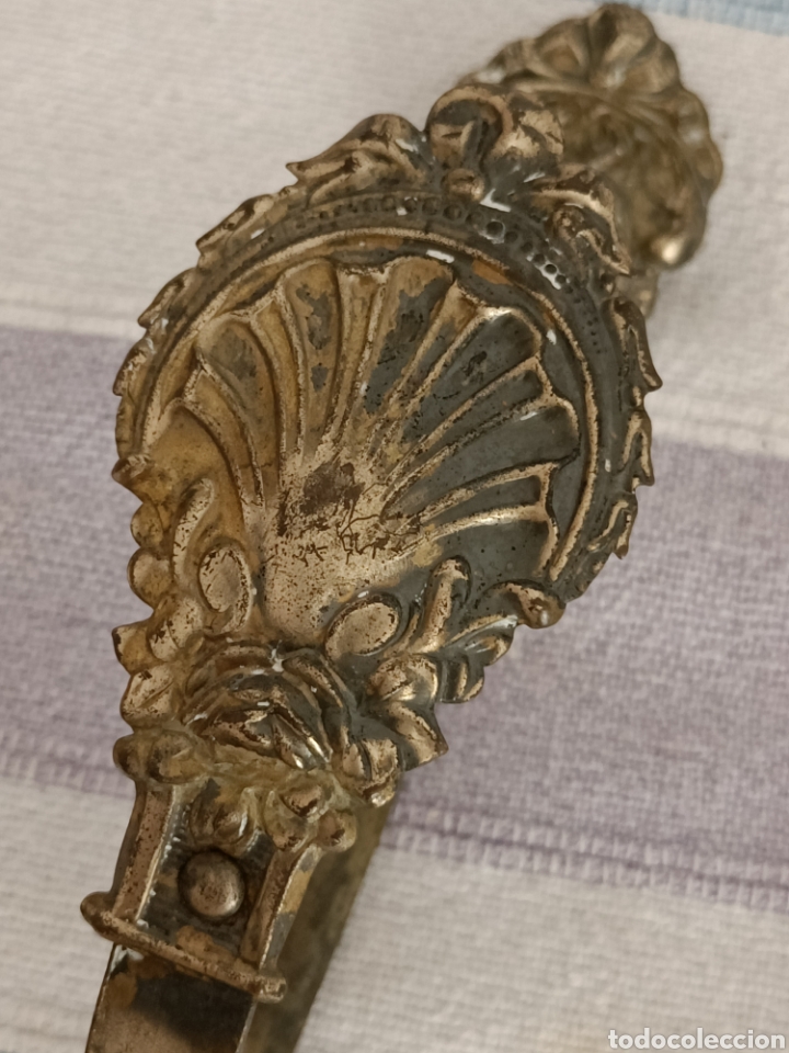 Antig&uuml;edades: Percha metal. 14 cms - Foto 2