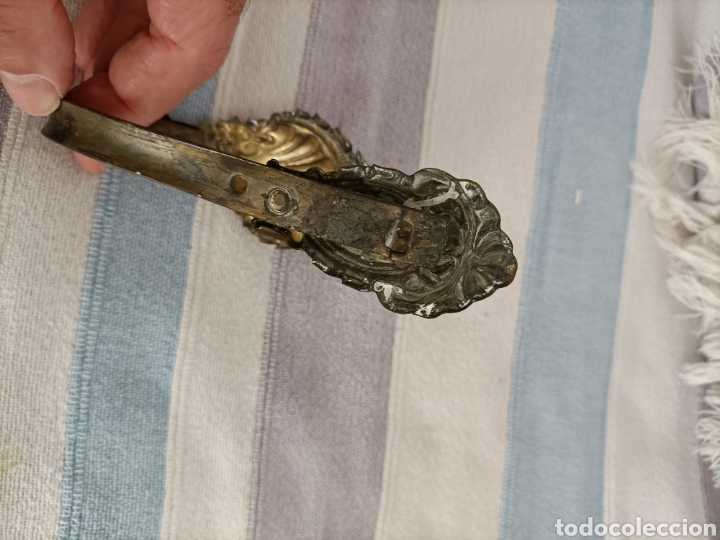 Antig&uuml;edades: Percha metal. 14 cms - Foto 5