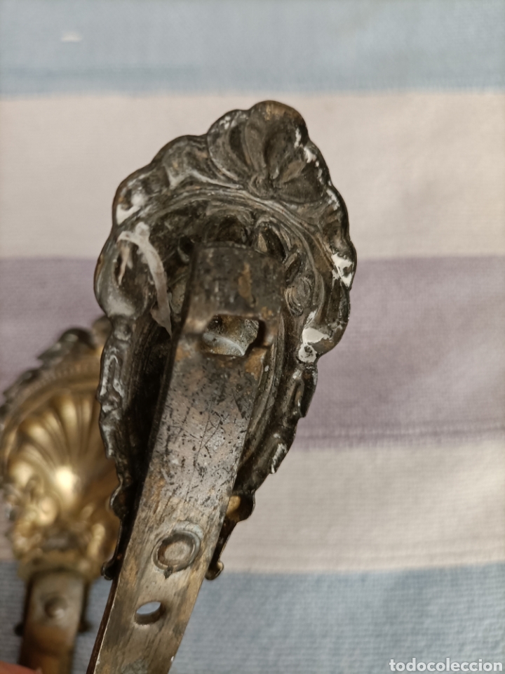 Antig&uuml;edades: Percha metal. 14 cms - Foto 6