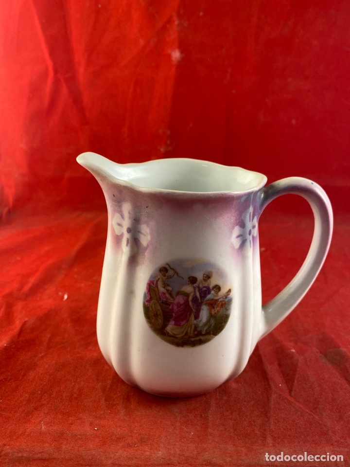 Antig&uuml;edades: Lechera porcelana - Foto 1